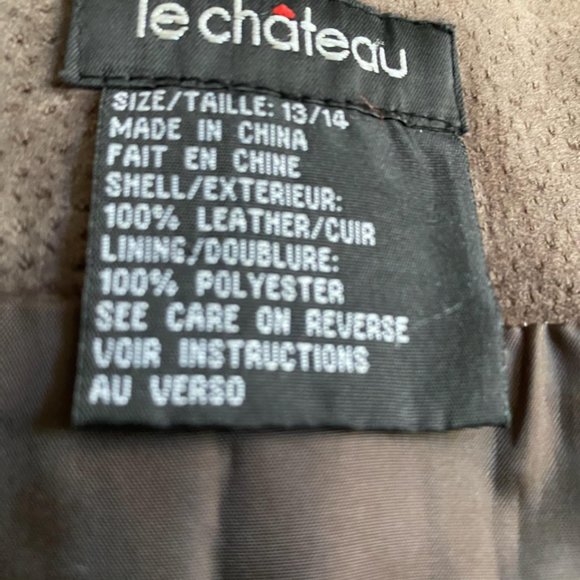 LE CHATEAU 100% SUEDE LADIES SKIRT. - Picture 2 of 2